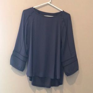 Loft purple long sleeve top